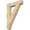 Ekena Millwork Traditional Craftsman Rough Sawn Bracket, Douglas Fir, 6"W x 34"D x 46"H BKT06X34X46TRA04RDF - alternate 1